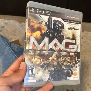 MAG PS3 Game – Massive Action Shooter Multiplayer Only w/ Case & Disc